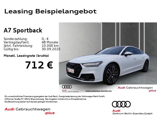 Vorschaubild: AUDI A7 Sportback 50 TDI qu. S line *PANO*HuD*MATRIX* (Fahrzeug-Nr. A06090)