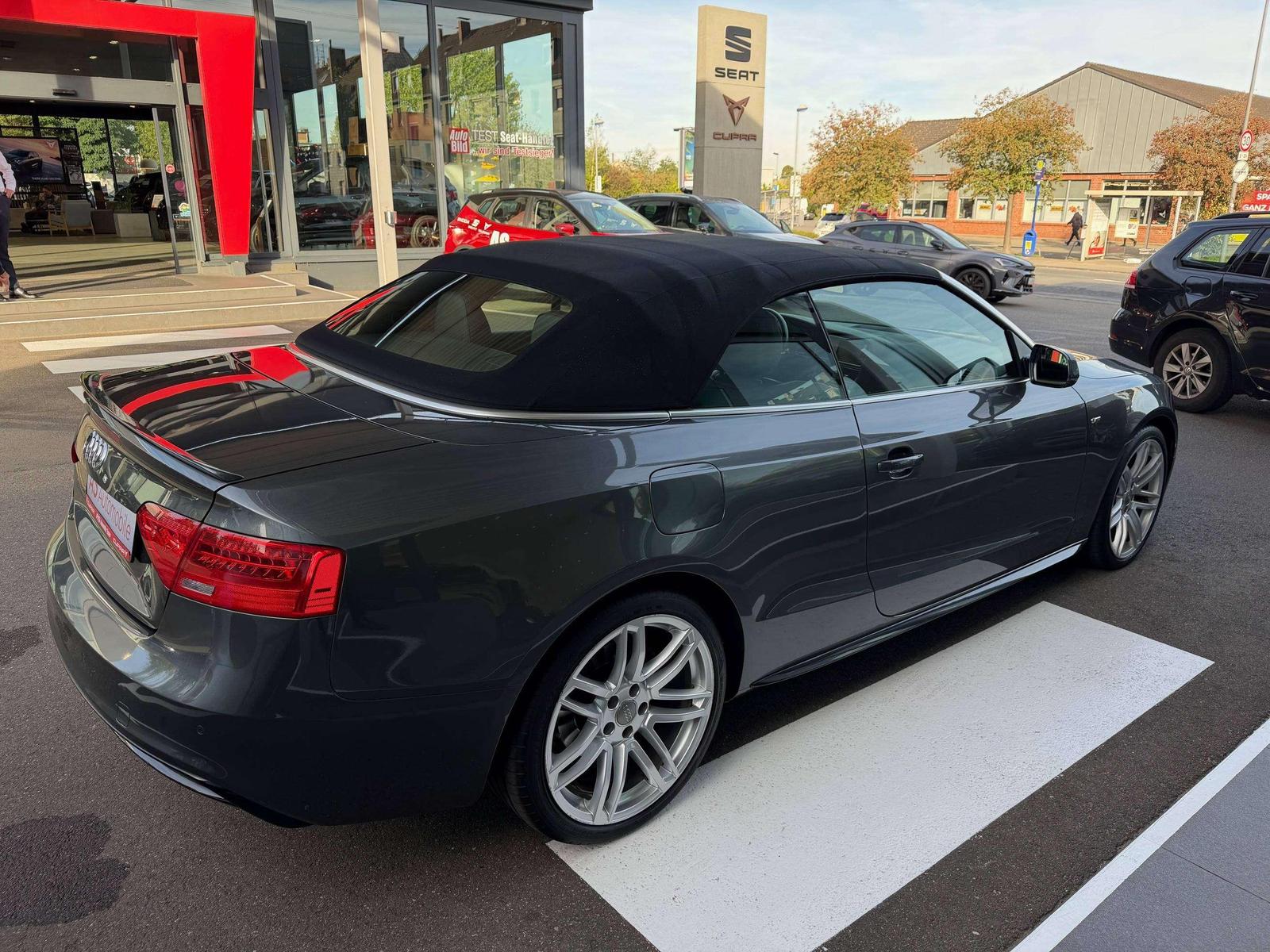 AUDI A5 CABRIOLET 2.0 TDI 190ch S-LINE BVA Sièges cuir chauffants Caméra de recul ACC