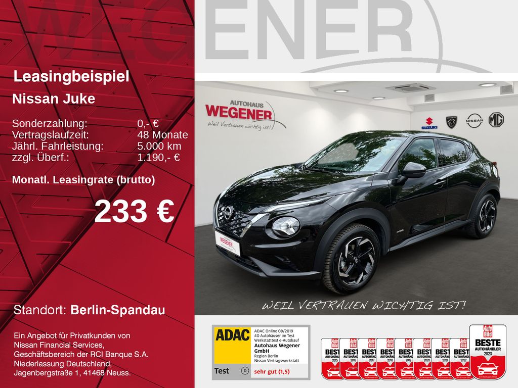 JUKE 1.6 HYBRID 143 PS 4AMT N-CONNECTA NC Winter