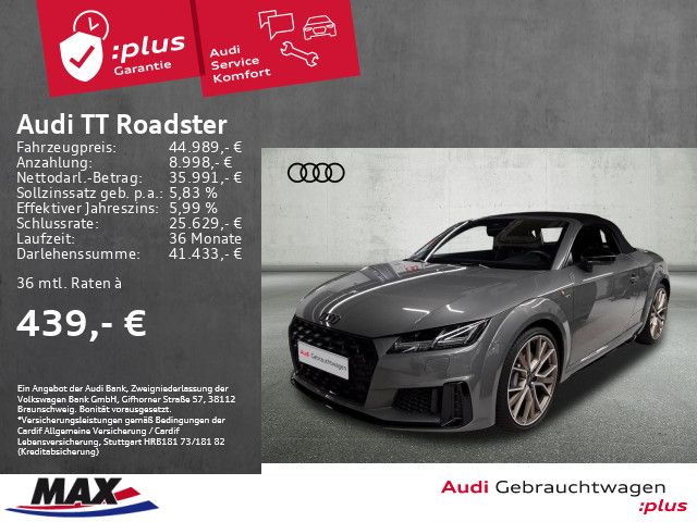 Audi TT Roadster 45 TFSI S-LINE LED+NAVI+KAM+VCP+DAB