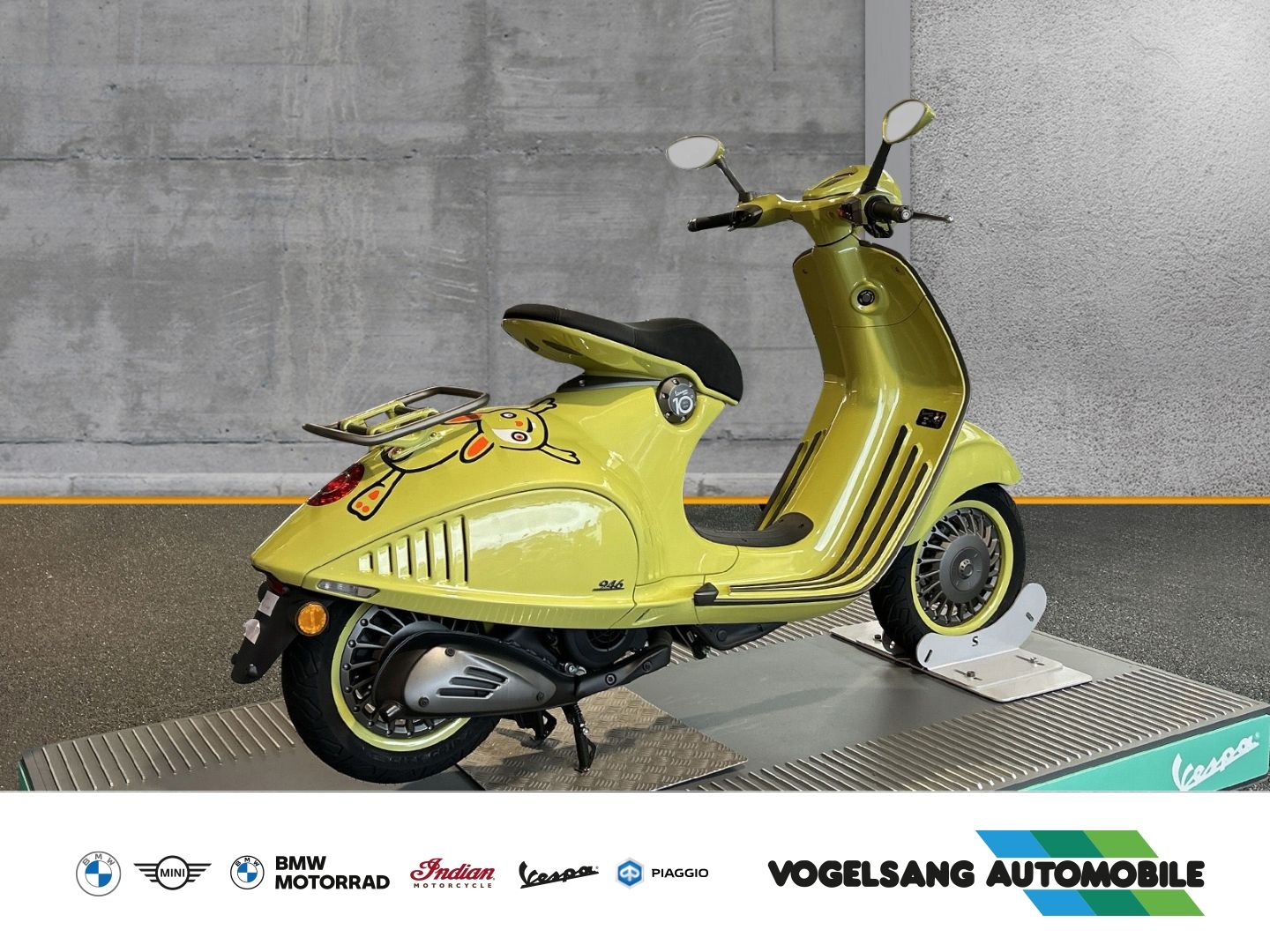 Fahrzeugabbildung Vespa 946 Sondermodell Bunny, Modell-Nr: 854, Tageszul
