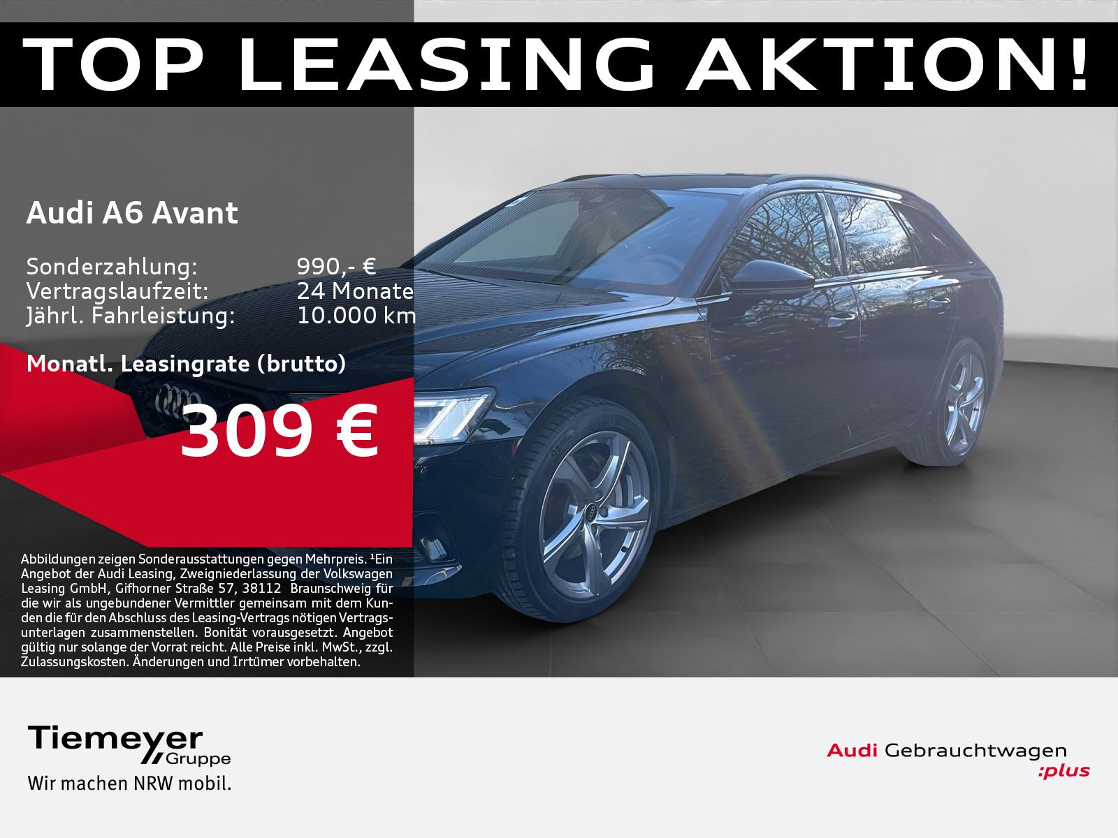 Audi A6 Avant 45 TDI Q ADVANCED LM19 LEDER MATRIX AHK