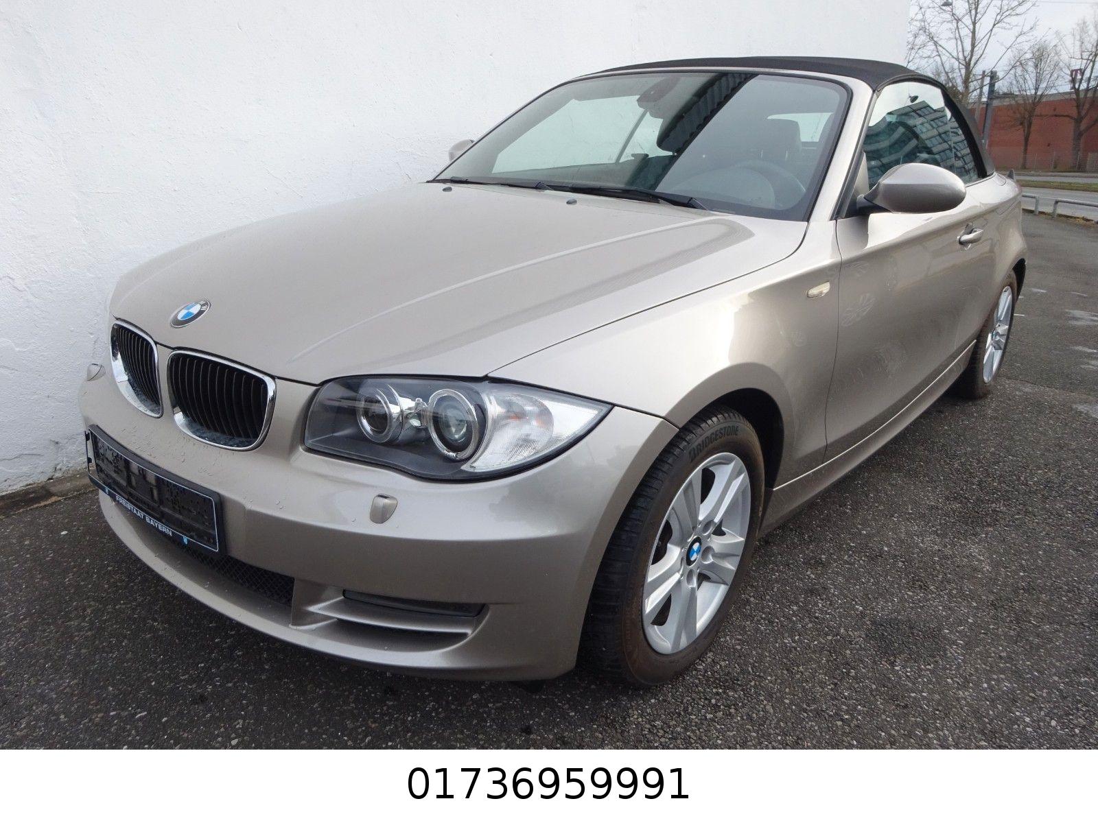 BMW 118i Cabrio/Leder/Automatik/Klima/Xenon/1 Hand