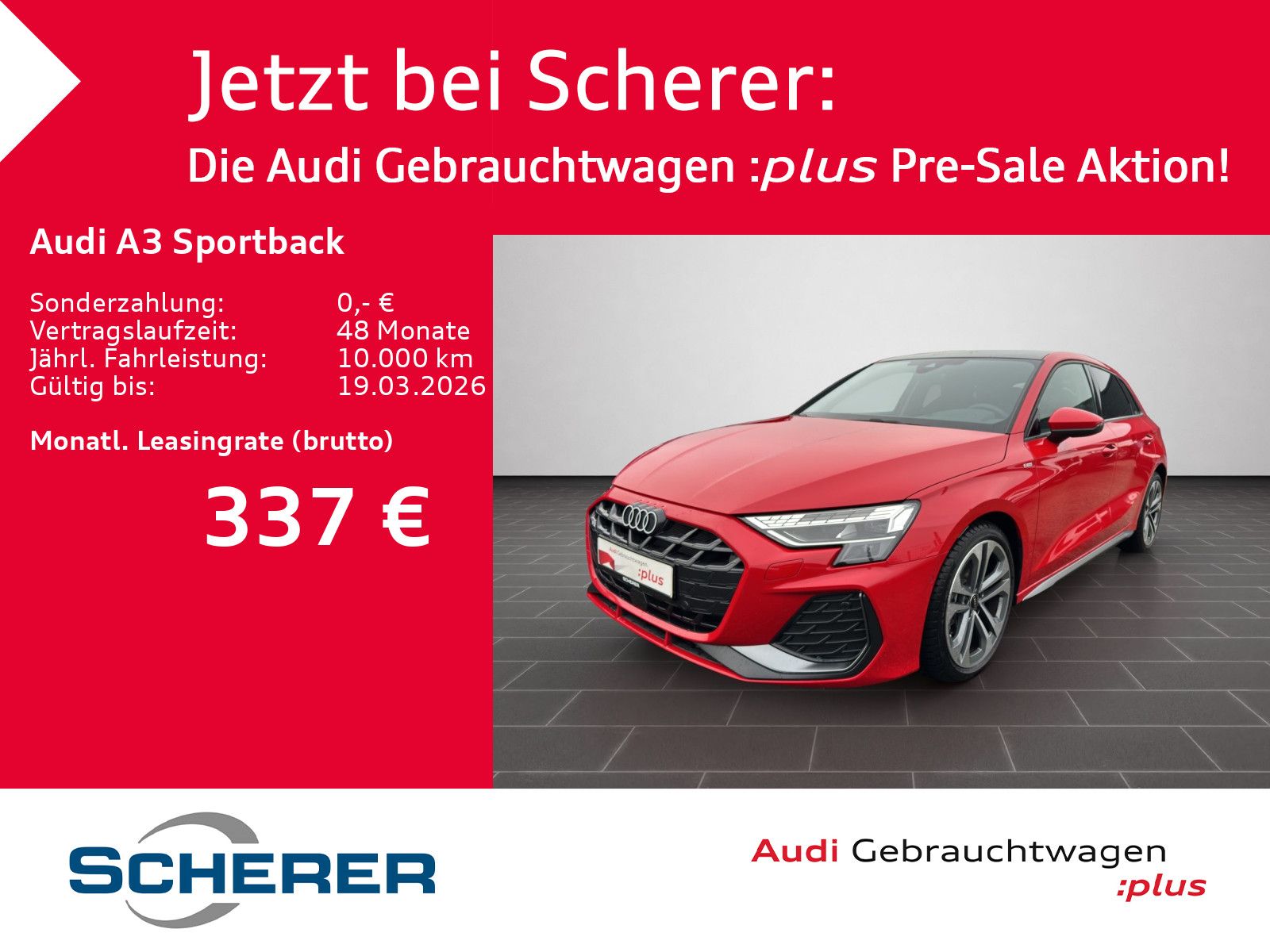 Audi A3 Sportback S line 30 TFSI S tronic PANO AHK NA