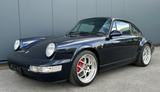 Porsche 911 964 C2 / 2 Hd. /deutsch / el.SSD /Scheckheft - blaue Porsche 964