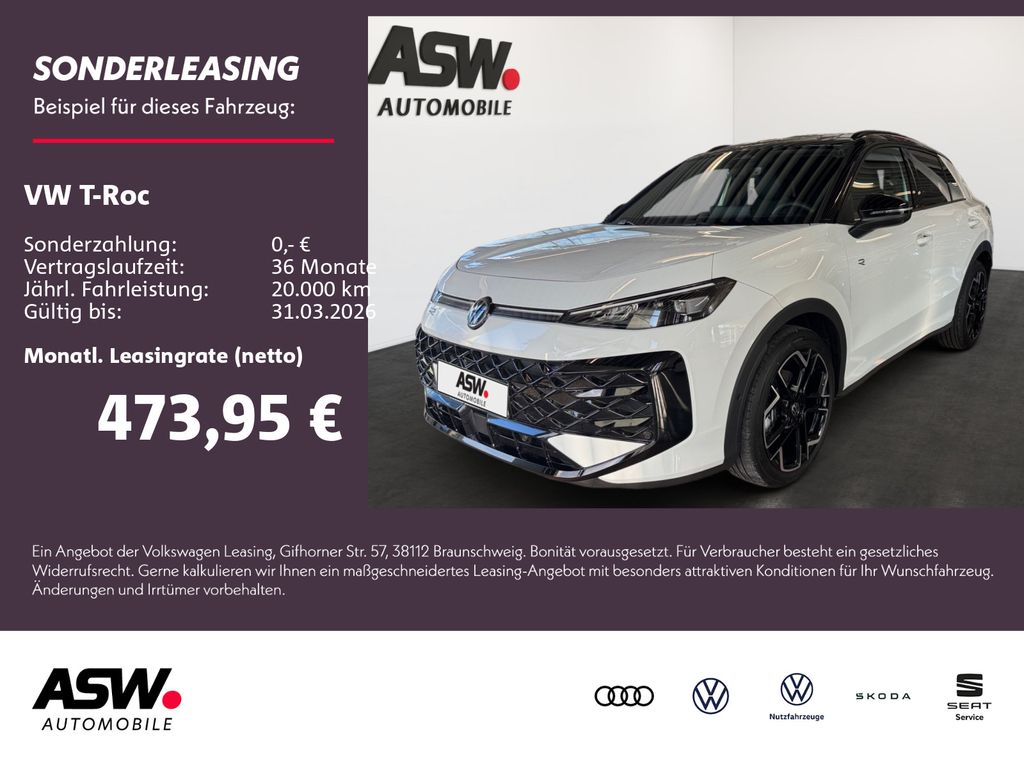 Volkswagen T-Roc R-Line NEUES MODELL 1.5eTSI DSG ACC SHZ NA