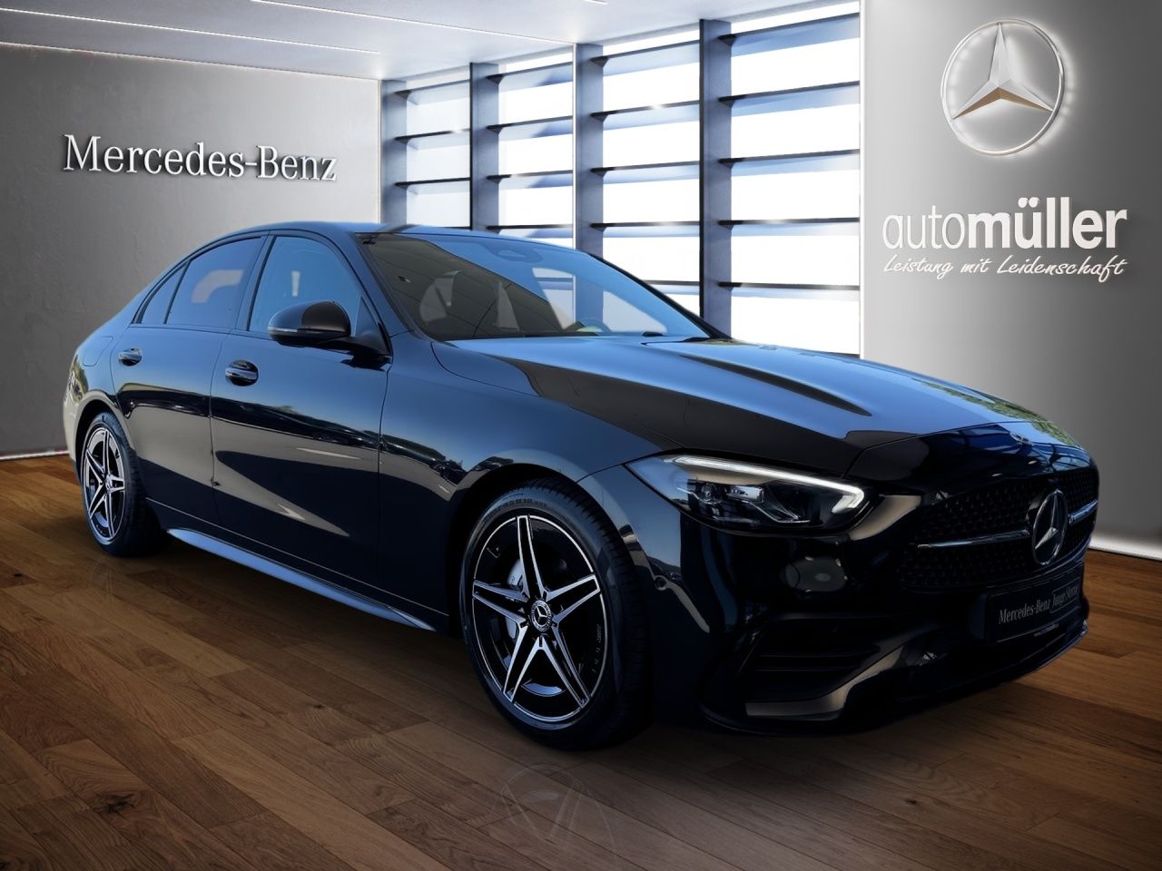 Fahrzeugabbildung Mercedes-Benz C 180 AMG+NIGHT+LENKRADHEIZ+AMBIENTE+KAMERA+