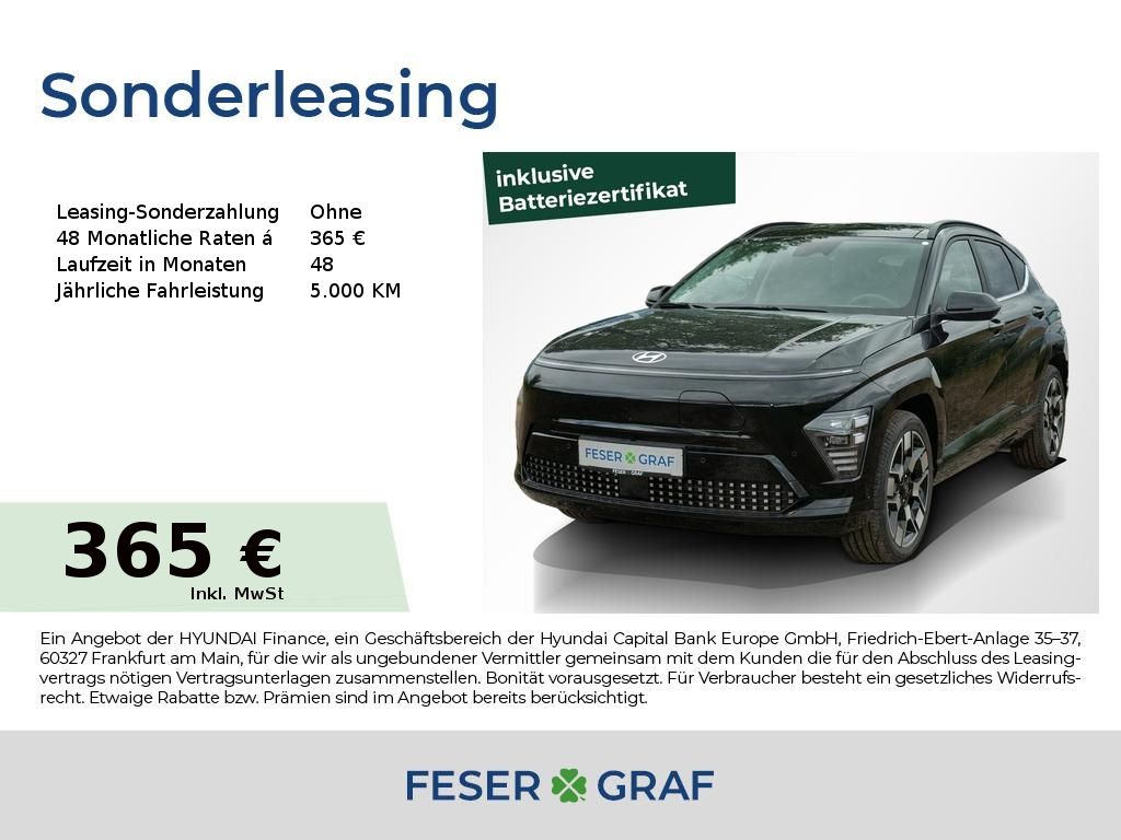 Hyundai Kona PRIME GLASDACH SITZPAKET 19" TECHNIKPAKET
