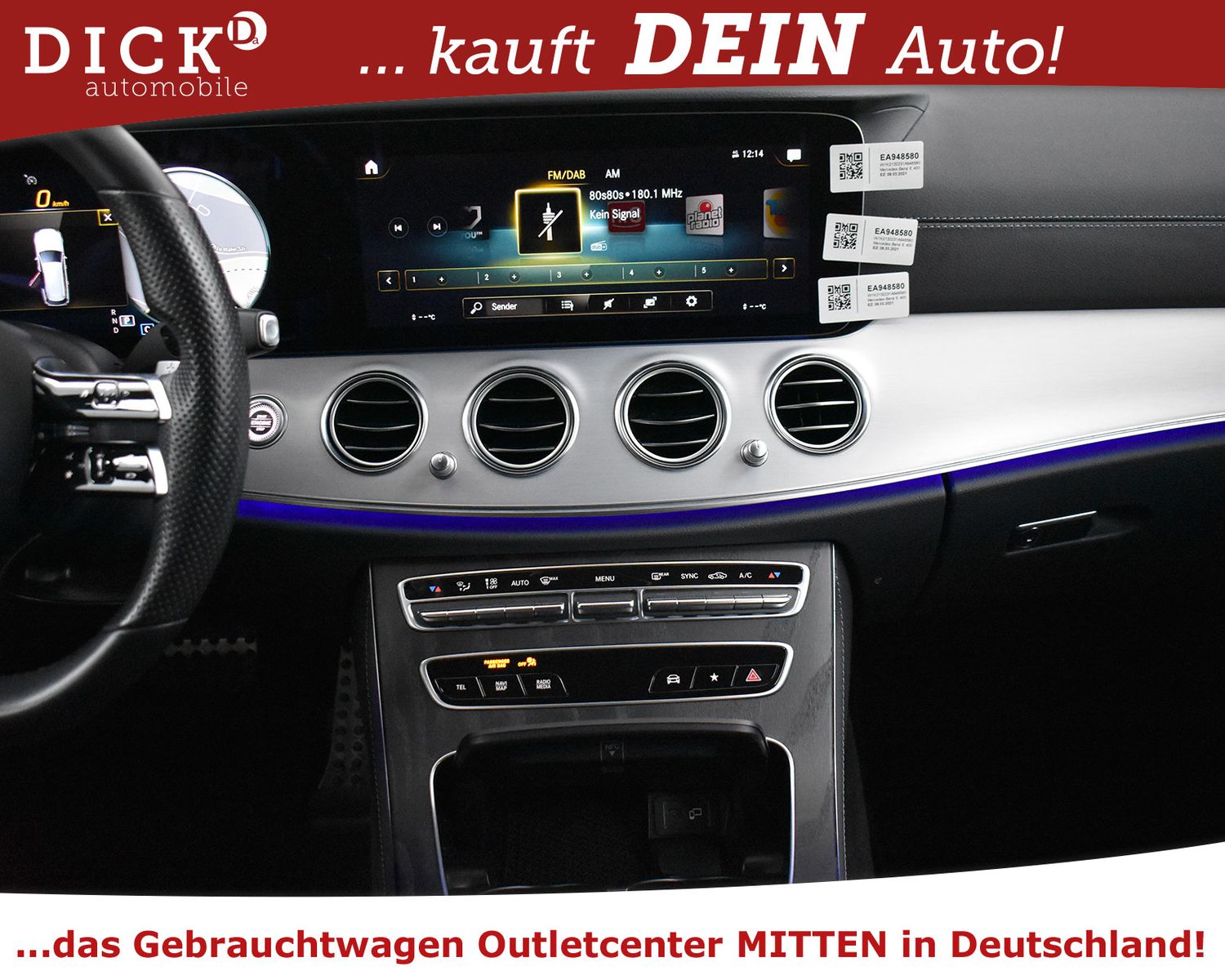 Fahrzeugabbildung Mercedes-Benz E 400d T 4M 2X AMG Line WIDESC+MULTIB+KAMERA+19"