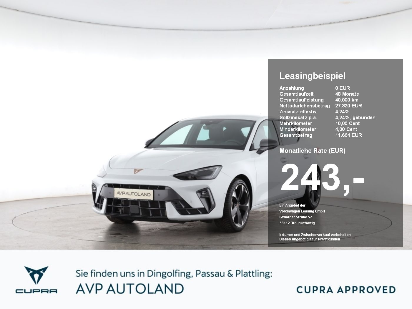 Cupra Leon 2.0 TDI DSG | NAVI | ACC | LED | SITZH. |