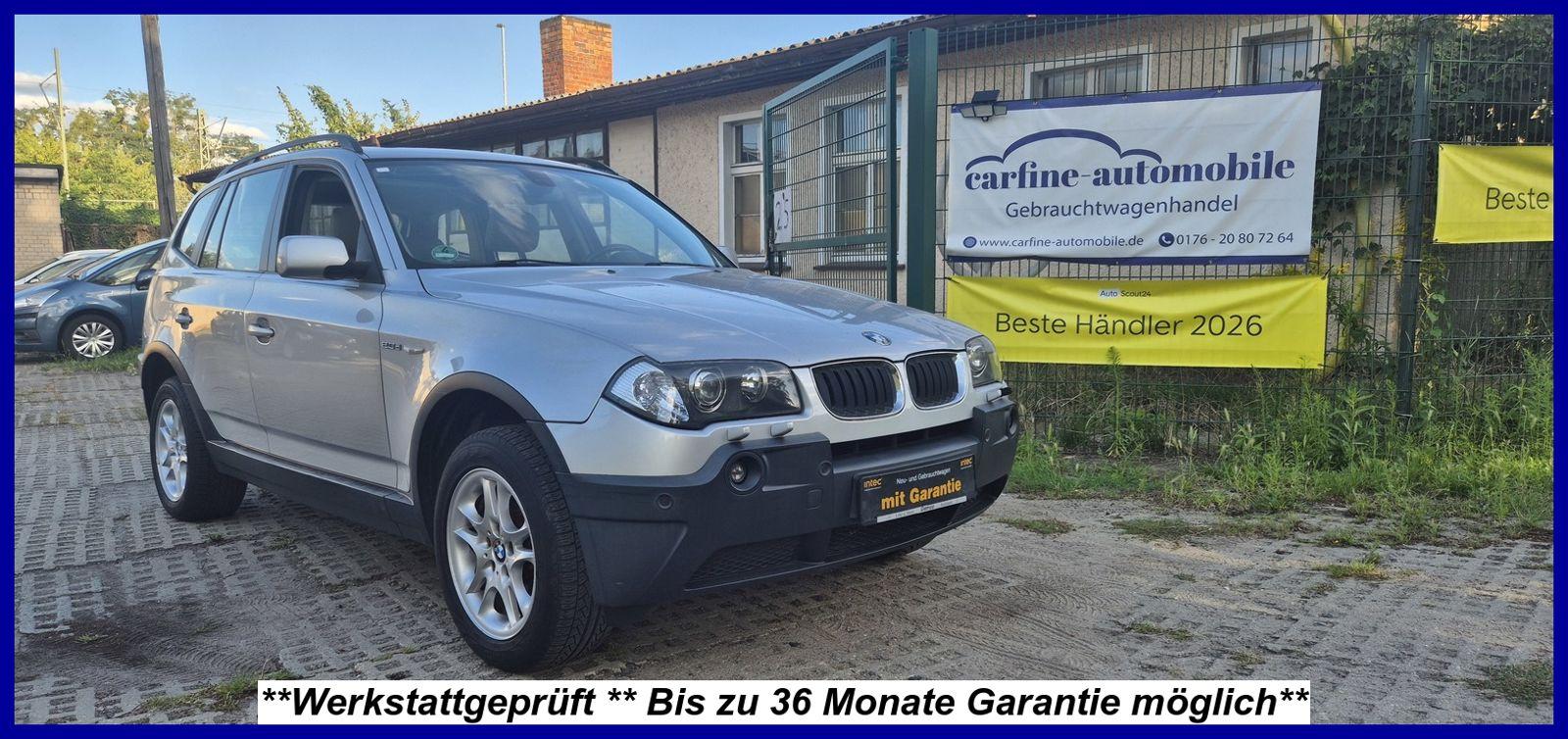 BMW X3 2.0d **163TKM**Allrad Leder Xenon PDC Allw.