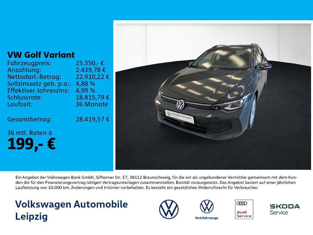 Golf VIII Variant 2.0 TDI Life *HuD*ACC*Navi