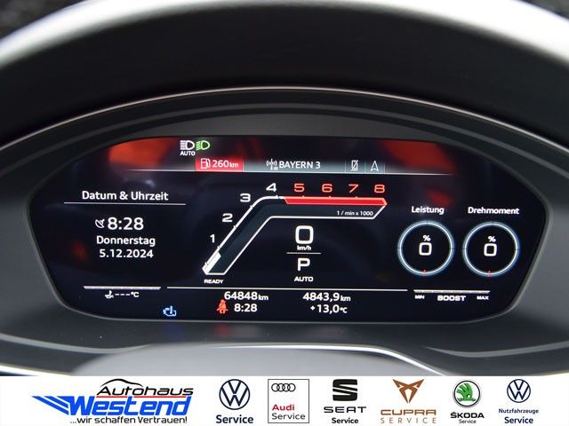 Fahrzeugabbildung Audi RS5 Sportback 2.9 TFSI 331kW qu 280km/h Pano Mat