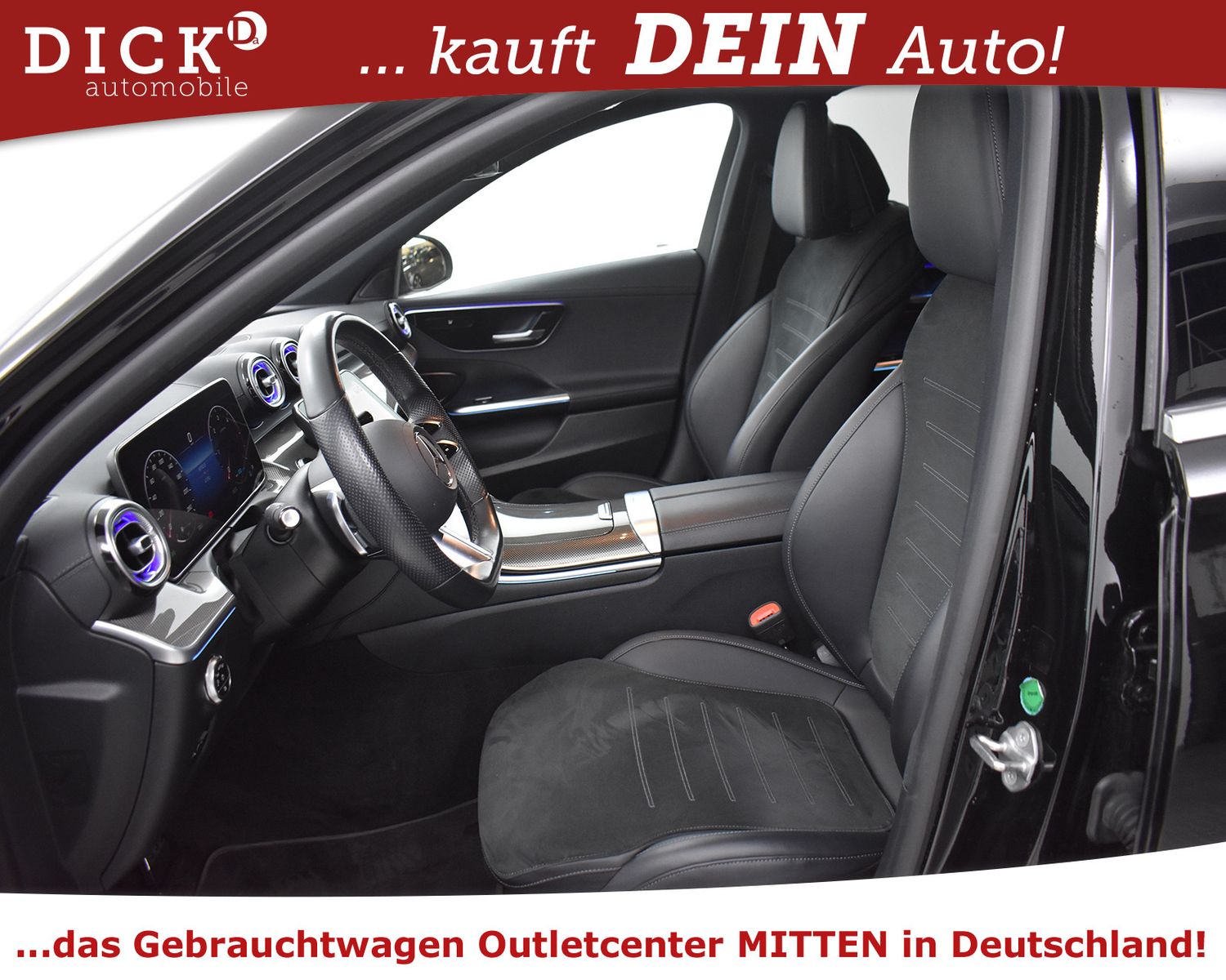 MERCEDES-BENZ C200d 2X AMG Line CARBON+VIRTU+KAM+ALCANTAR+LED+ - Image 14