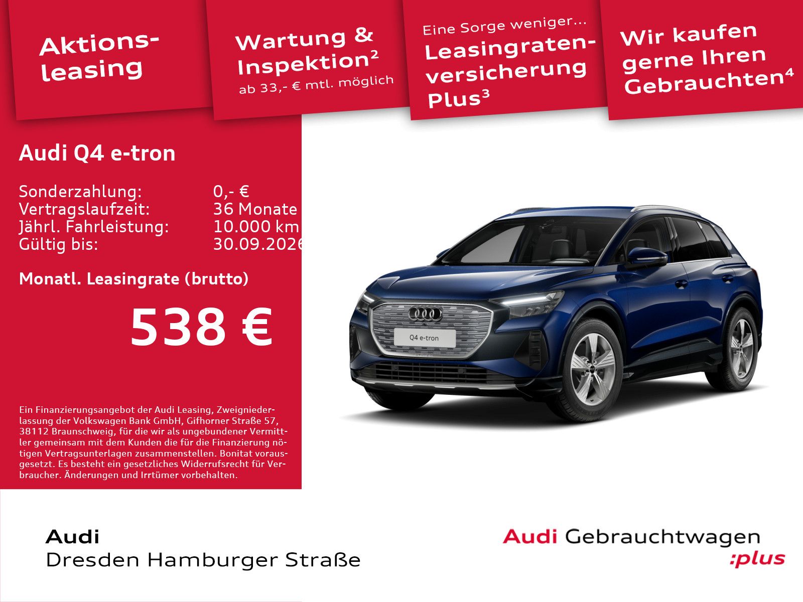 Audi Q4 e-tron 55 quattro 250 kW AHZV LED SW foto 2