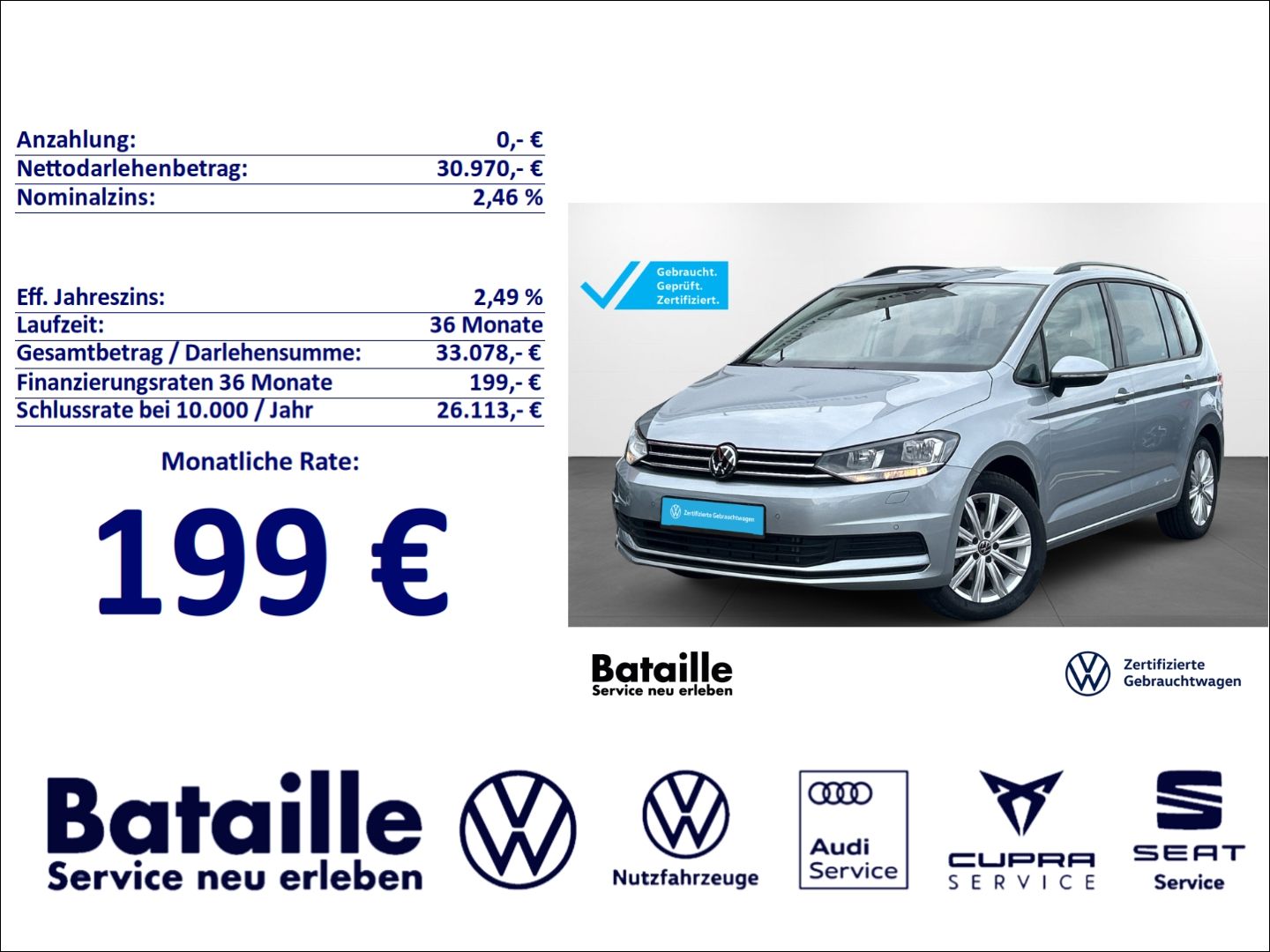 Volkswagen Touran 1.5 TSI Comfortline 7-Sitze SHZ ACC Kam foto 1