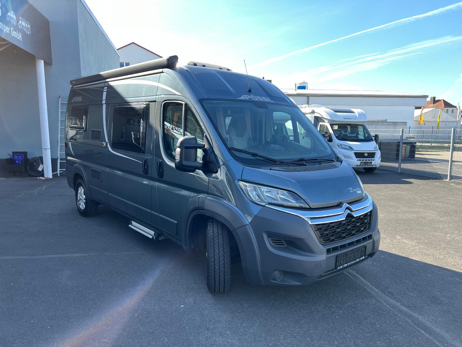 Pössl 2Win Plus Citroen 2.0HDI-AHK-1Hnd-Markise-3Bett-