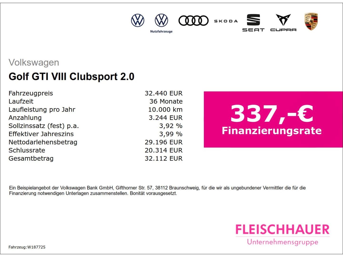 Volkswagen Golf GTI VIII Clubsport 2.0 TSI LED RFK GRA SHZ foto 3