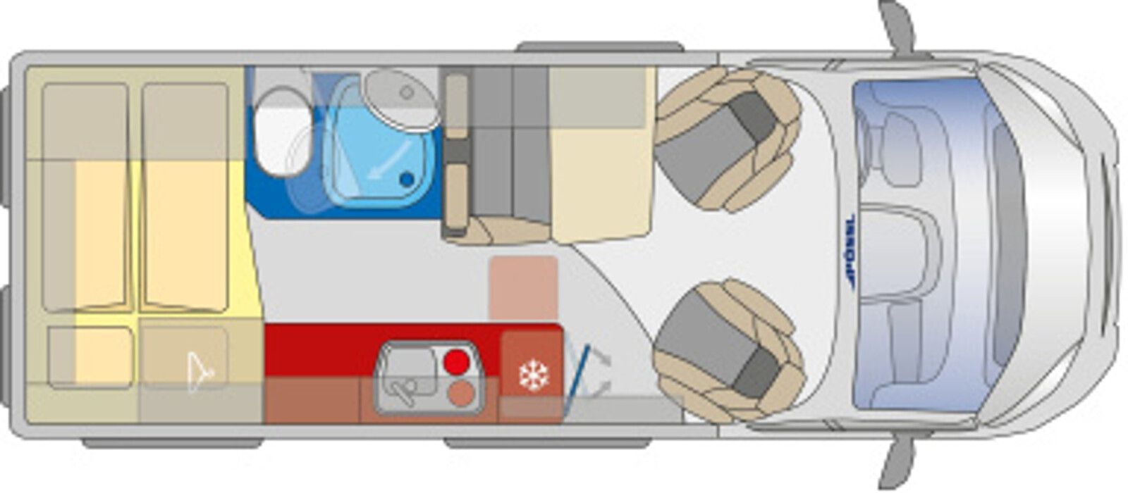 Fahrzeugabbildung Pössl Summit 600 Fiat 180 PS Mark./AHK/Navi/Solar