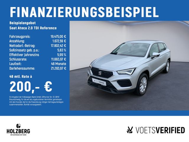 SEAT Ateca 2.0 TDI Reference LED+CARPLAY+TEMPOMAT