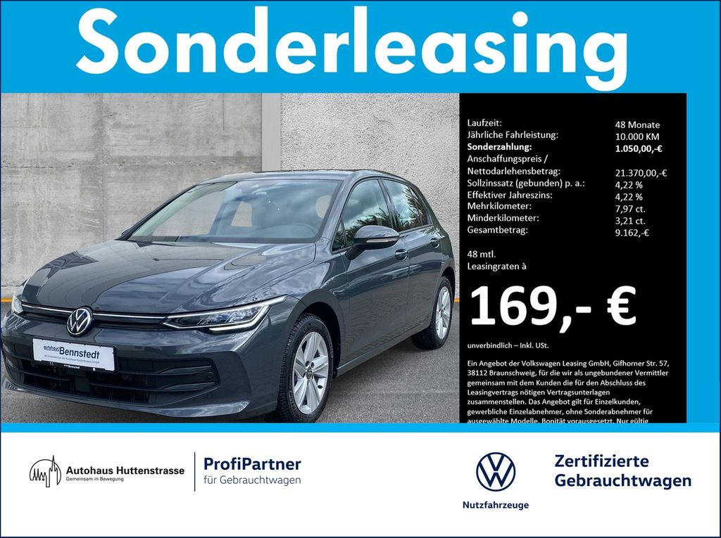 Volkswagen Golf VIII 1.5 TSI Life FACELIFT LED NAVI AHK