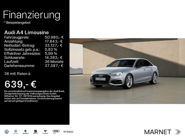 Audi A4 Limousine Advanced 40 TFSI quattro*S line*Tou