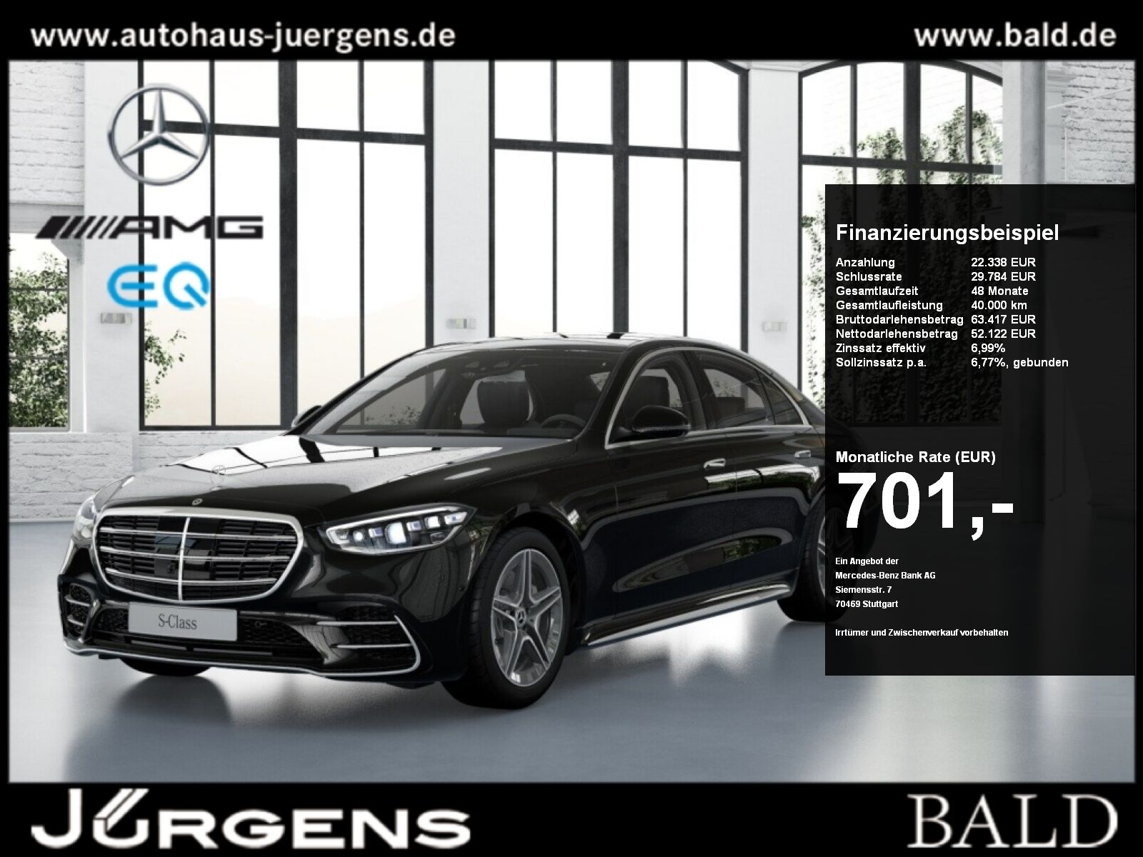 Mercedes Mercedes-Benz S 500 4M Limousine AMG-Sport/Pano/HU