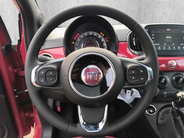 Fiat 500 1.0 Mild Hybrid Red PANORAMA CARPLAY