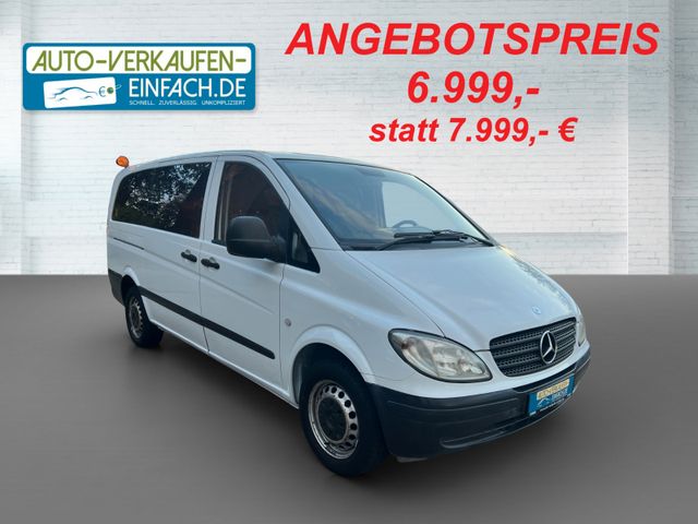 Mercedes-Benz Vito 111 CDI LANG,AUT,Klima,Regale,AHK,TÜV,Serv.