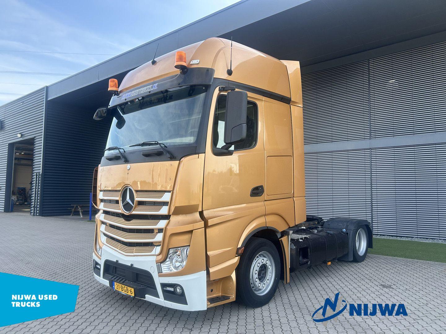 Mercedes-Benz ACTROS 963-4-A 4x2 Hefschotel + Standkachel