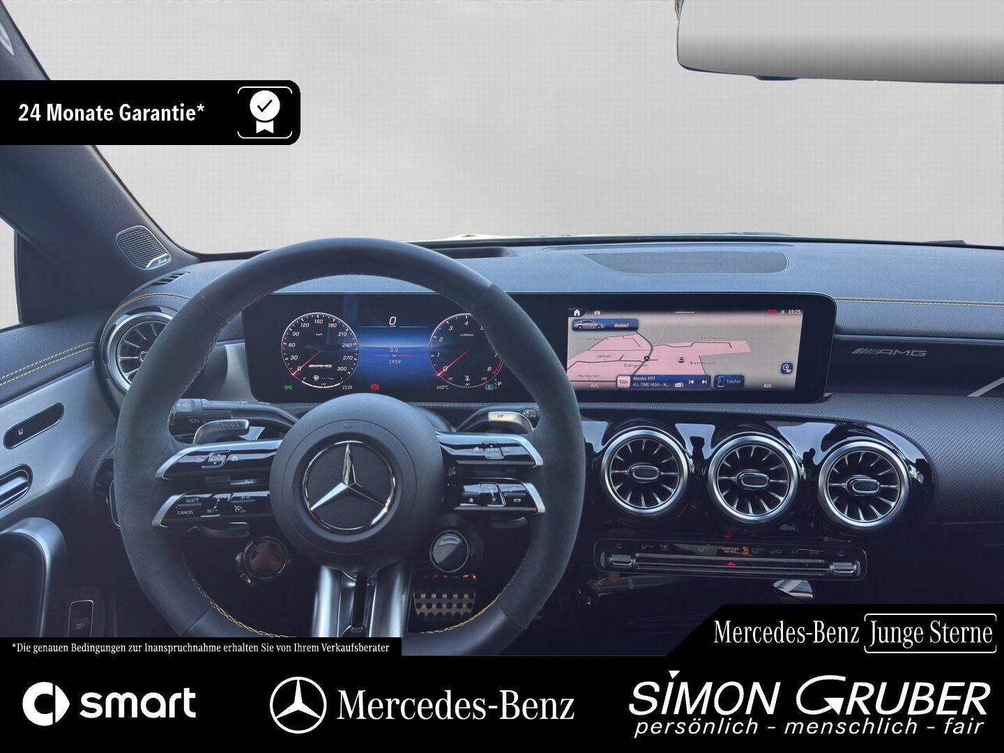 Fahrzeugabbildung Mercedes-Benz CLA 45 S 4M+ AMG Aero Burm Pano HUD Perfo Sitze