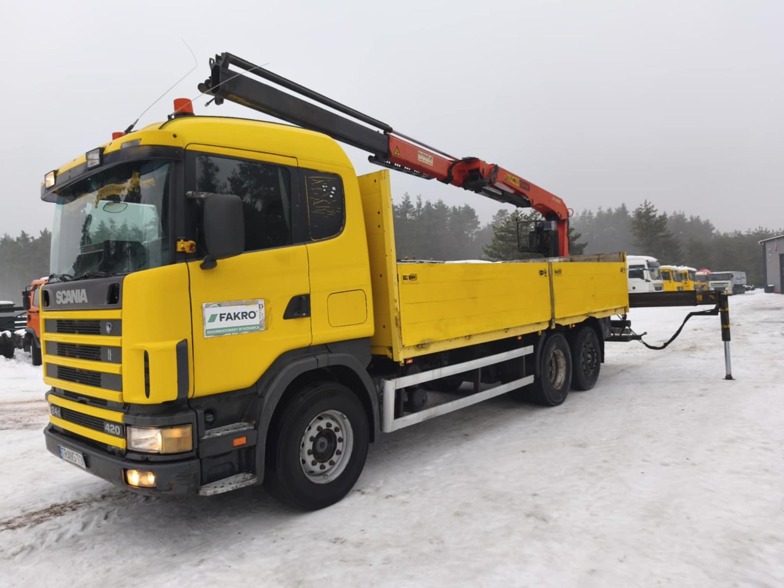 Scania G420 6x2 NO CRANE opticruise 3 pedals blatt/luft