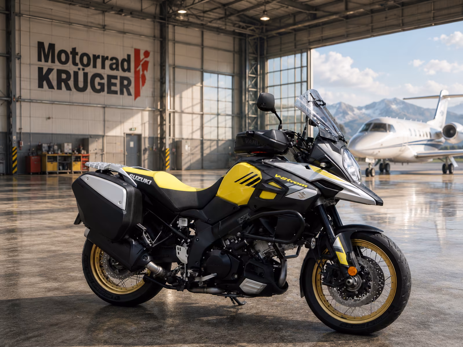 Suzuki DL1000 V-Strom XT Koffer Navi Tieferlegung Top Z