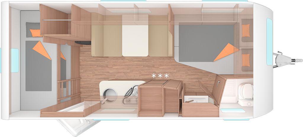 Weinsberg CaraOne 500 FDK Model 2026 sofort verfügbar 