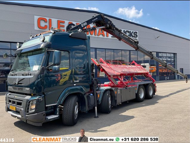 Volvo FMX 540 8x4 Euro 6 Hiab 28 Tonmeter laadkraan