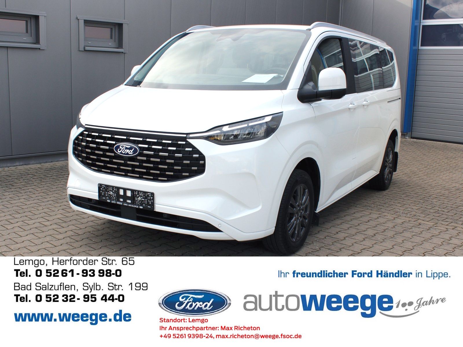 Fahrzeugabbildung Ford Tourneo Custom Plug-in Hybrid 340 L1 Titanium