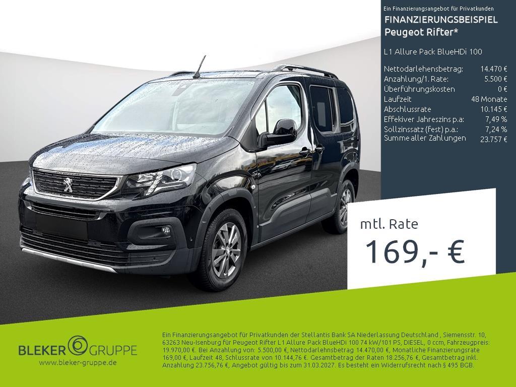 Peugeot Rifter L1 Allure Pack BlueHDi 100