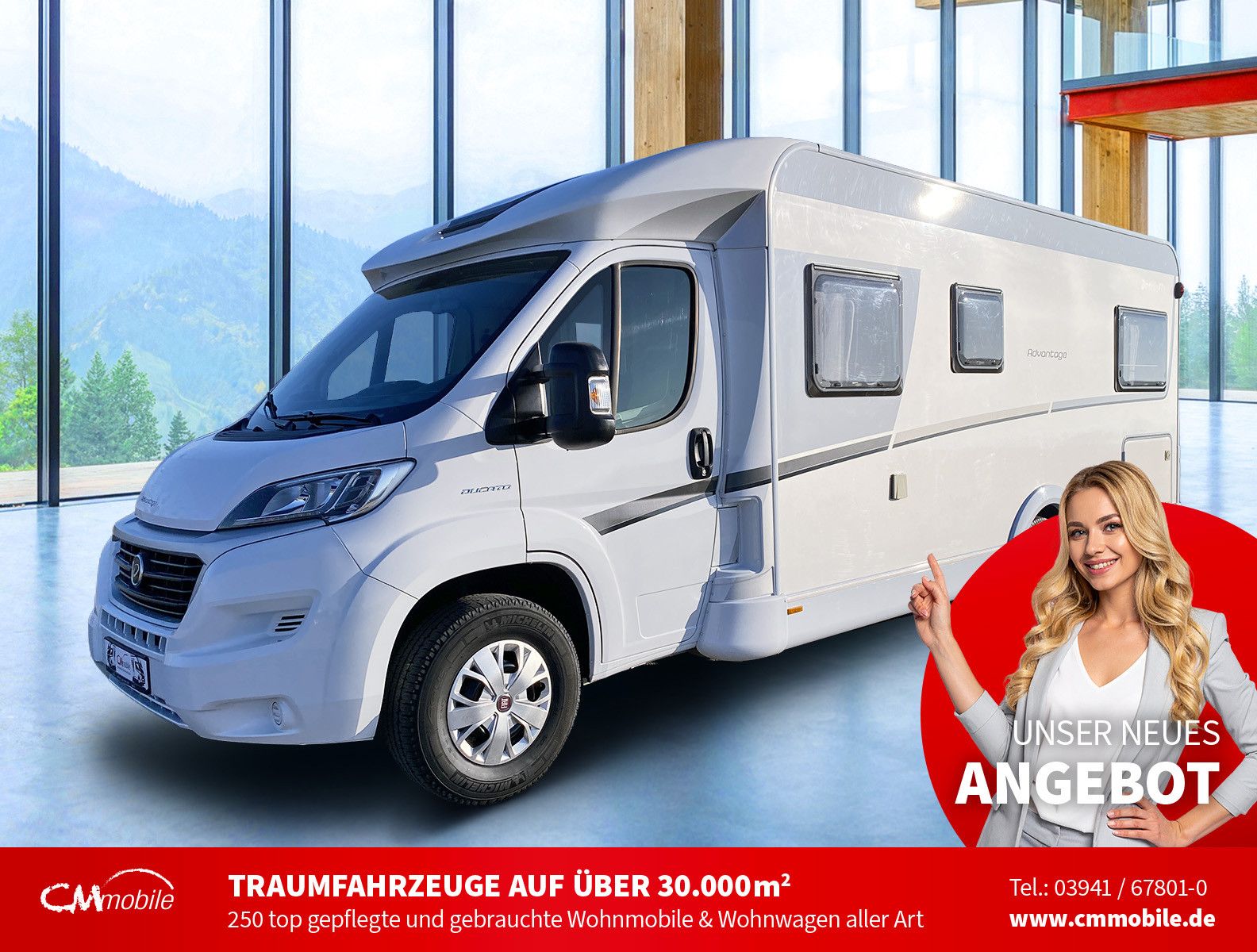 Dethleffs
 Advantage T 7051 EB - Einzelbetten - Raumbad
