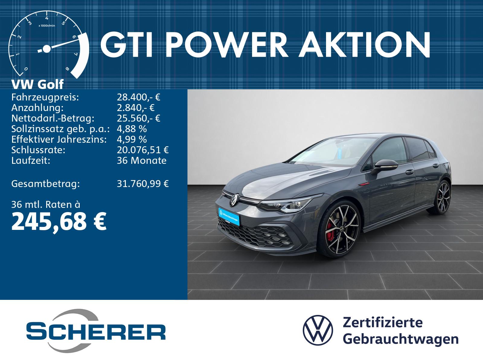 Volkswagen Golf VIII 2.0 TSI GTI DSG RFK/NAVI/LED/Side Assi