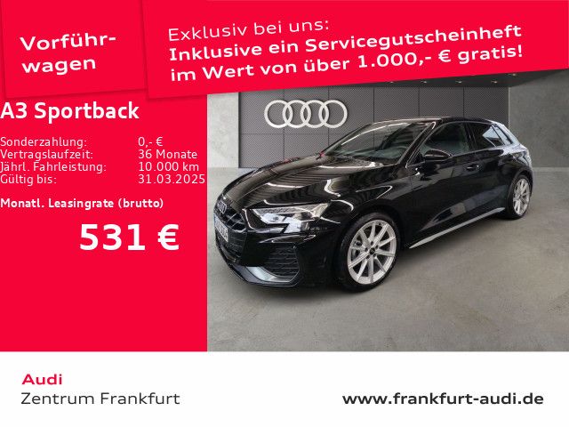 Audi A3 Sportback 35 TFSI S tronic S line LED HuD B&O