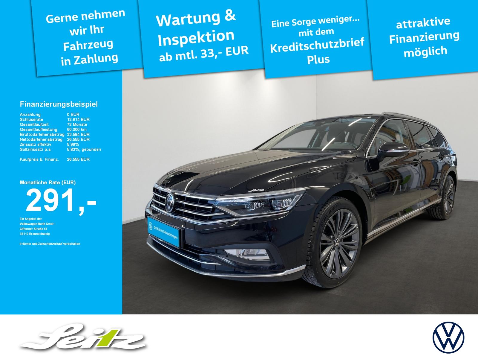 Volkswagen Passat Variant 2.0 TDI 4M Elegance *AHK*MATRIX*K