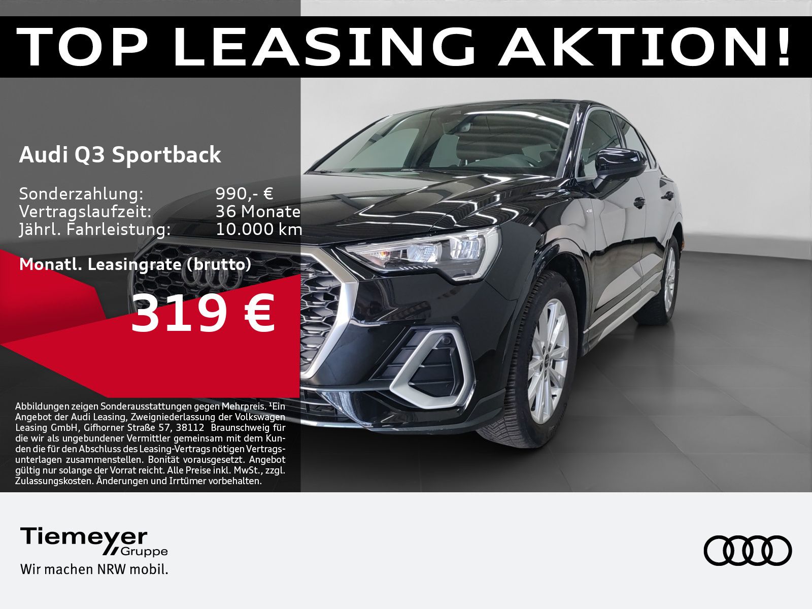 Audi Q3 Sportback 35 TDI S LINE eSITZE TEILLEDER NAVI