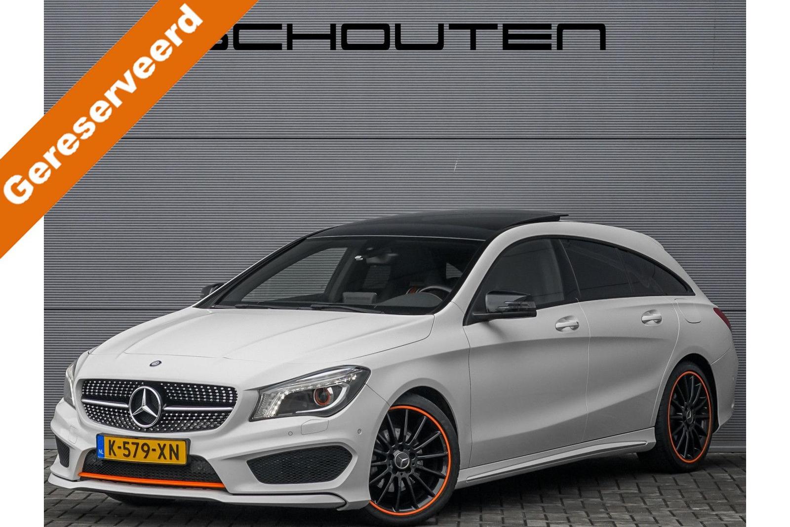 Mercedes-Benz CLA 200 Shooting Brake AMG Orange Art Pano Night