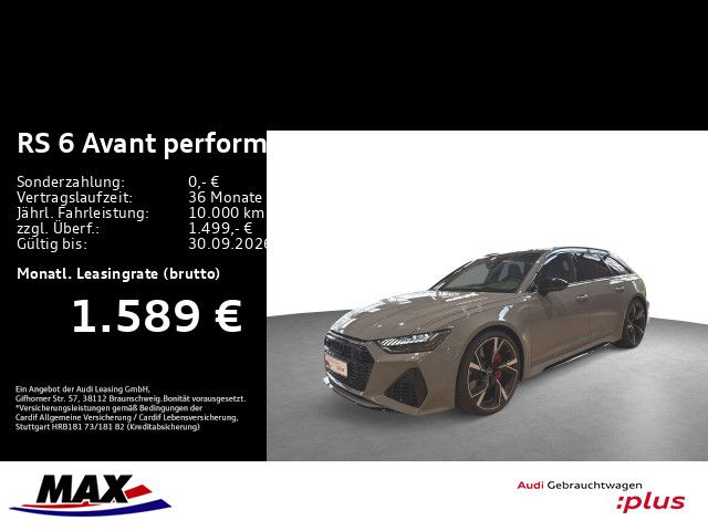 RS6 Avant performance AHK+360°+280KM/H+MATRIX+B&