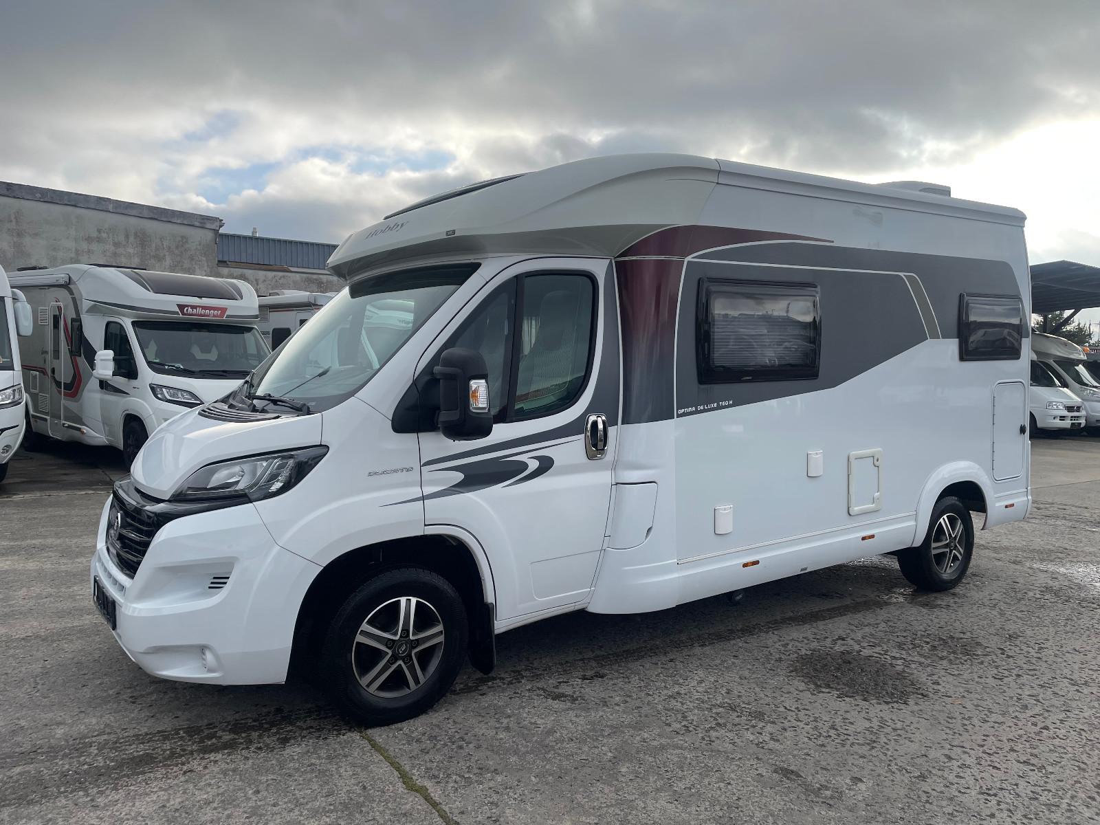 Hobby Optima DeLuxe T60H 2*Klima-Sat/TV-Solar-Markise