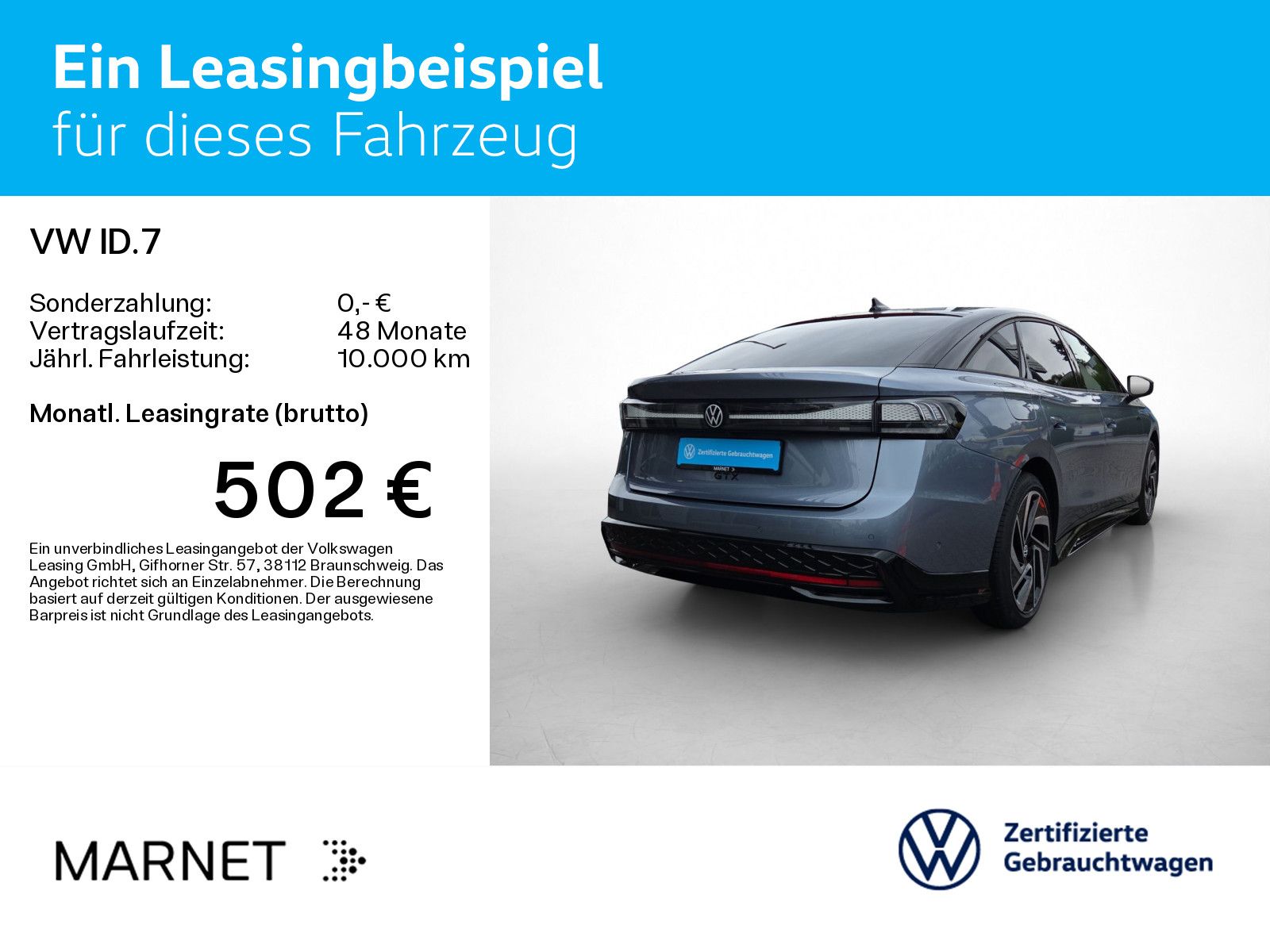 Volkswagen ID.7 GTX Navi Wärmep. IQ-Light IQ-Drive Pano DCC foto 3