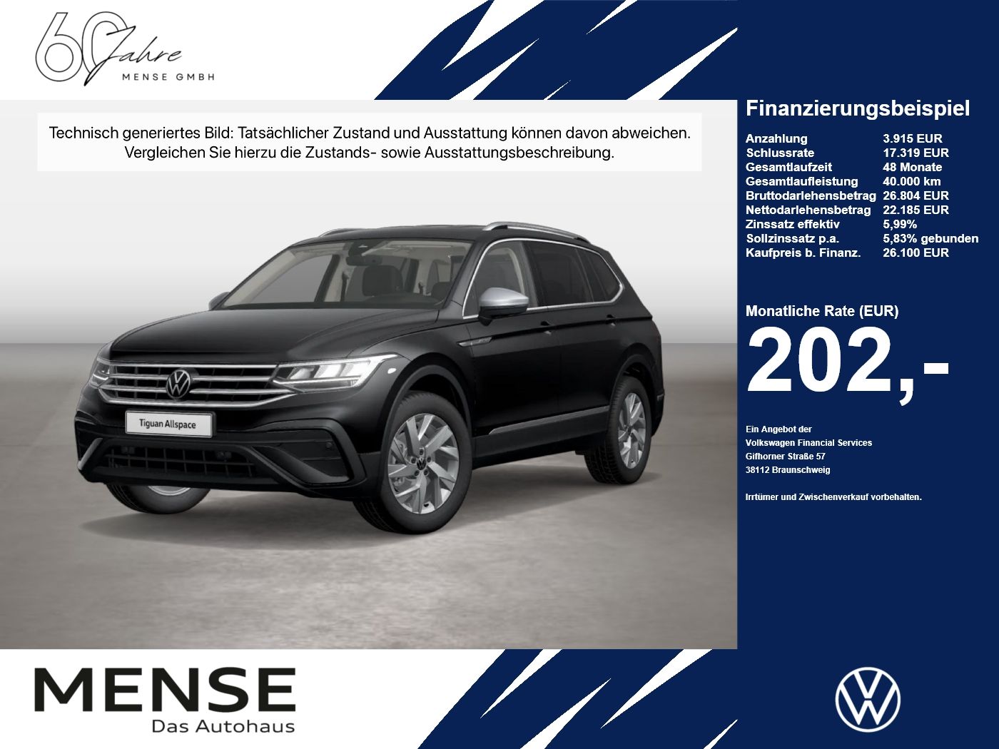 Volkswagen Tiguan Allspace 2.0TDI DSG Life AHK HUD ACC LED