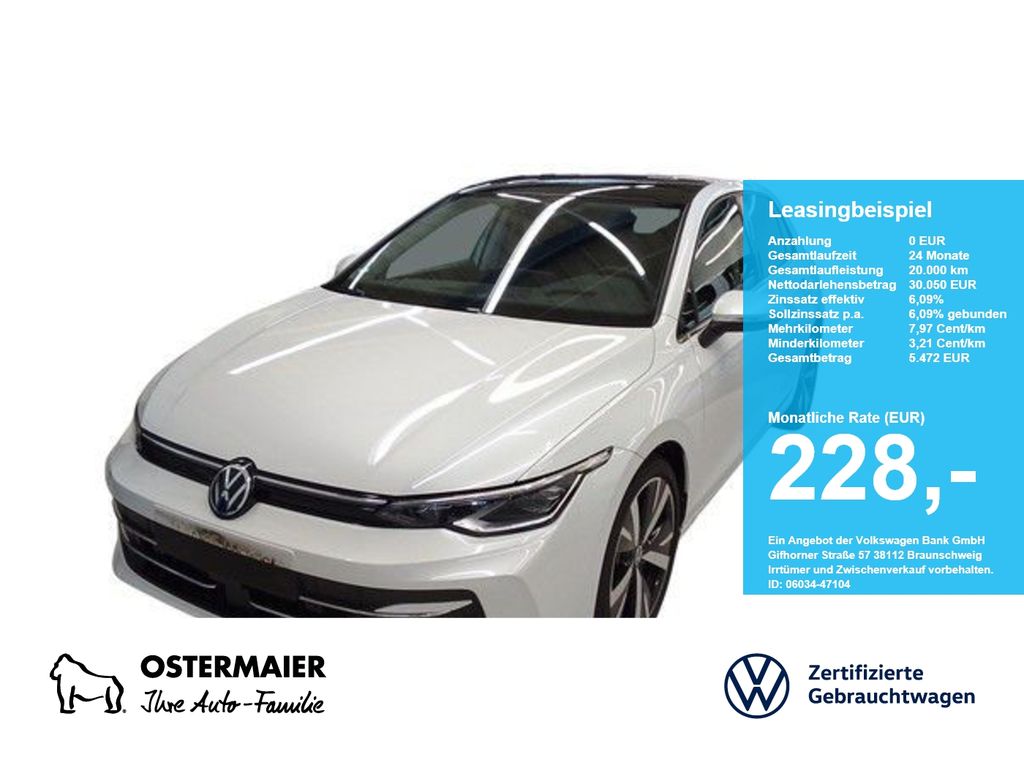 Golf VIII STYLE 1.5eTSI 150PS DSG ACC.5J-G.AHK.K