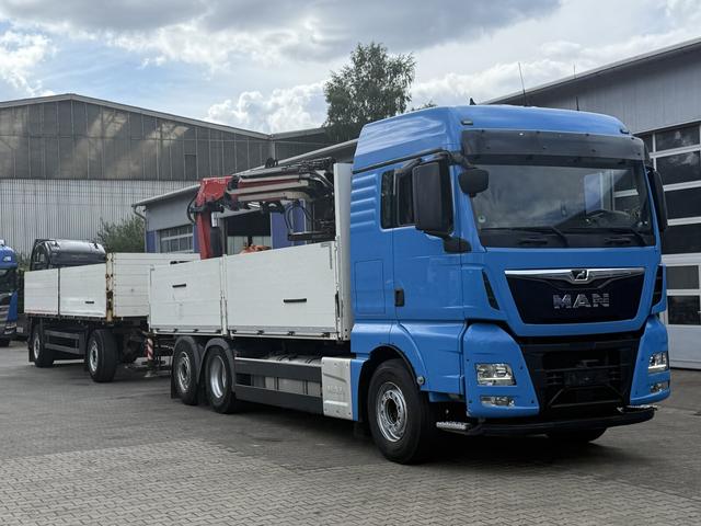 MAN TGX 470 offener Kasten mit macaraaufbau