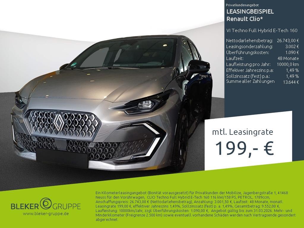 Renault Clio VI Techno Full Hybrid E-Tech 160